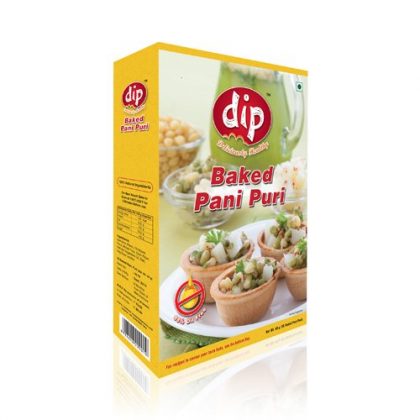 DIP-baked pani puri