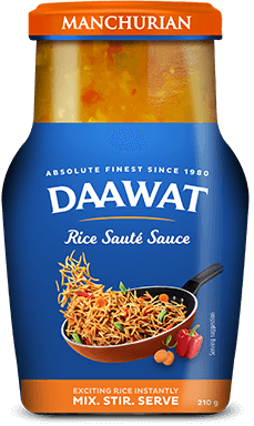 Daawat Saute Sauce Label Manchurian front 210g-01
