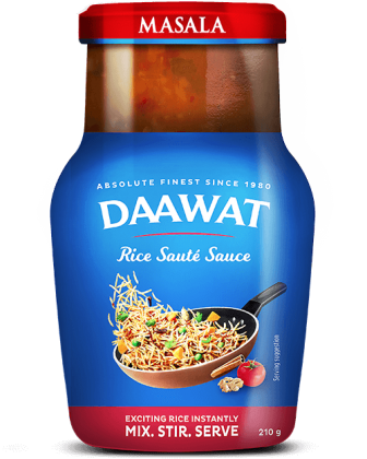 Daawat Saute Sauce Label Masala front 210g